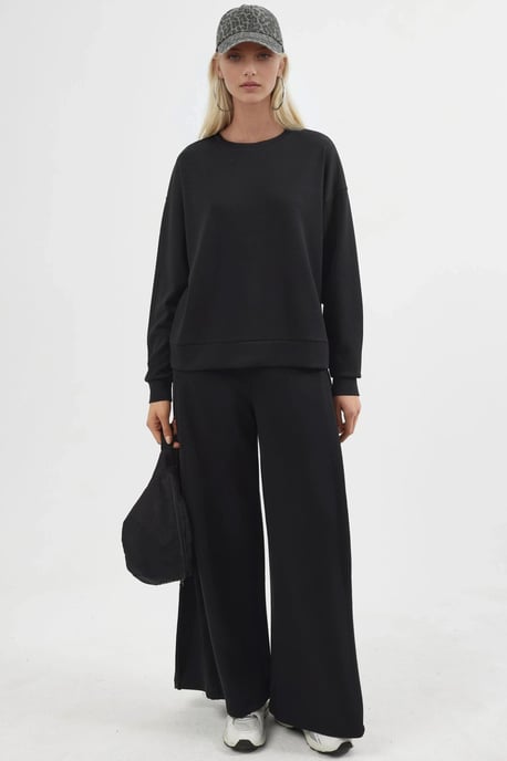 Entspanntes Fit Crew Neck Modal Sweatshirt - Image 6