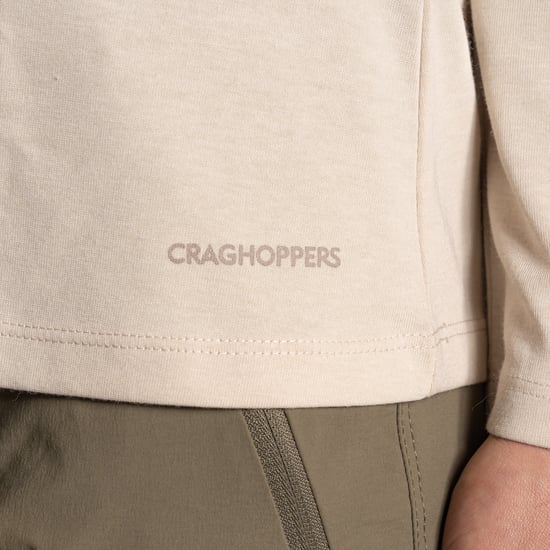 Craghoppers - "Nour" T-Shirt für Damen, Nosilife, Langärmlig (Auster-Grau meliert) - Image 5