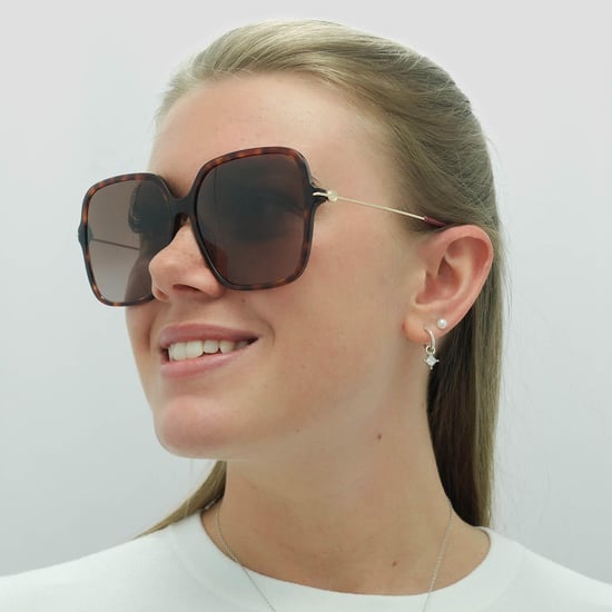 Gucci Square Womens Dark Havana Braun Gradient GG1267S - Image 5