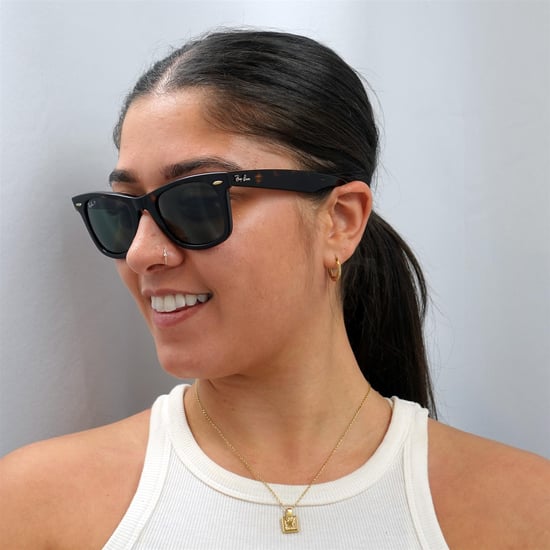 Ray-Ban Rectangle Unisexe Tortoise Green Polarise Lunettes de soleil - Image 6