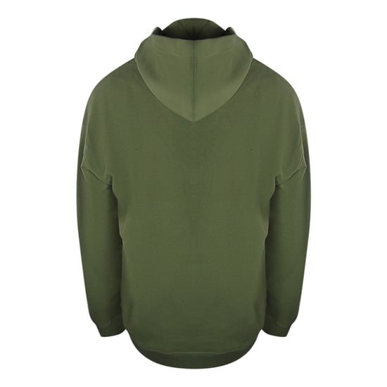 Moschino - Kapuzenpullover In Grün Mit Mehrfarbiger Logo-stickerei - Image 3