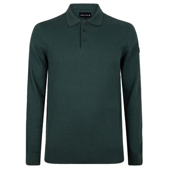 Herren-Pullover der Marke Presly & Sun. Der Pullover von Presly & Sun ist aus Bio-Baumwolle hergestellt und hat eine normale Passform. Die weiche Baumwolle sorgt für hohen Tragekomfort. Marke: Presly & SunModellname: Brad Long Sleeve Knitted PoloKategori - Image 1
