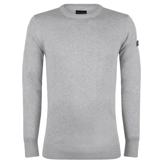 Herren-Pullover der Marke Presly & Sun. Der Pullover von Presly & Sun ist aus Bio-Baumwolle hergestellt und hat eine normale Passform. Die weiche Baumwolle sorgt für hohen Tragekomfort. Marke: Presly & SunModellname: Will R-Neck Knitted Pullover Kategori - Image 1